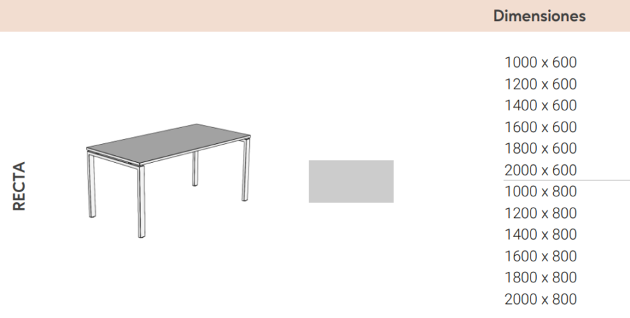 dimensiones escritorio oficina portica