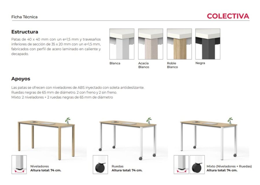 ficha técnica mesa escritorio blanca 2