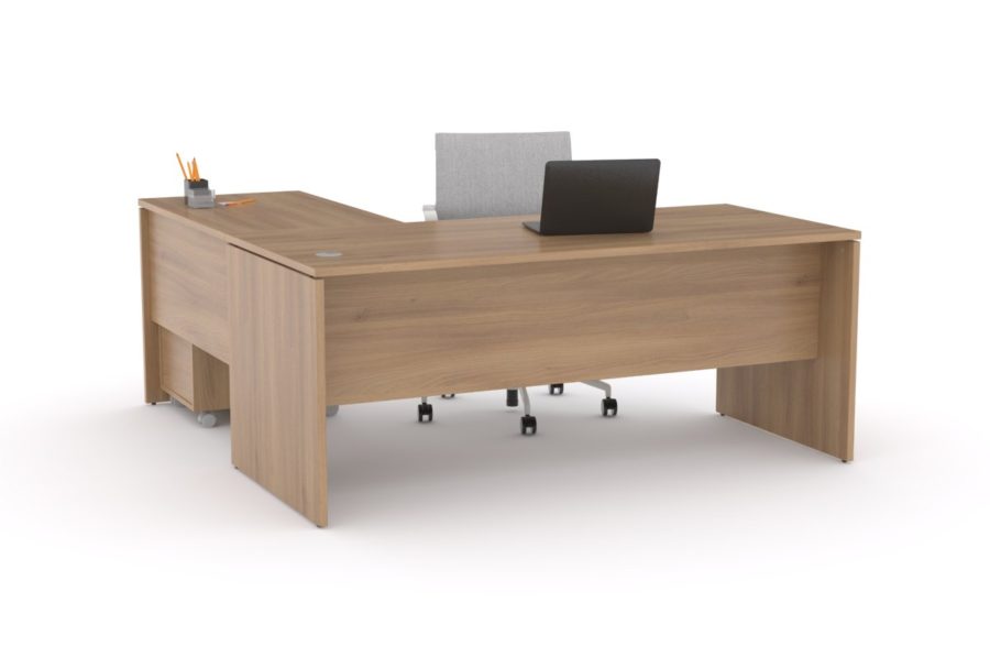 mesa escritorio panel madera