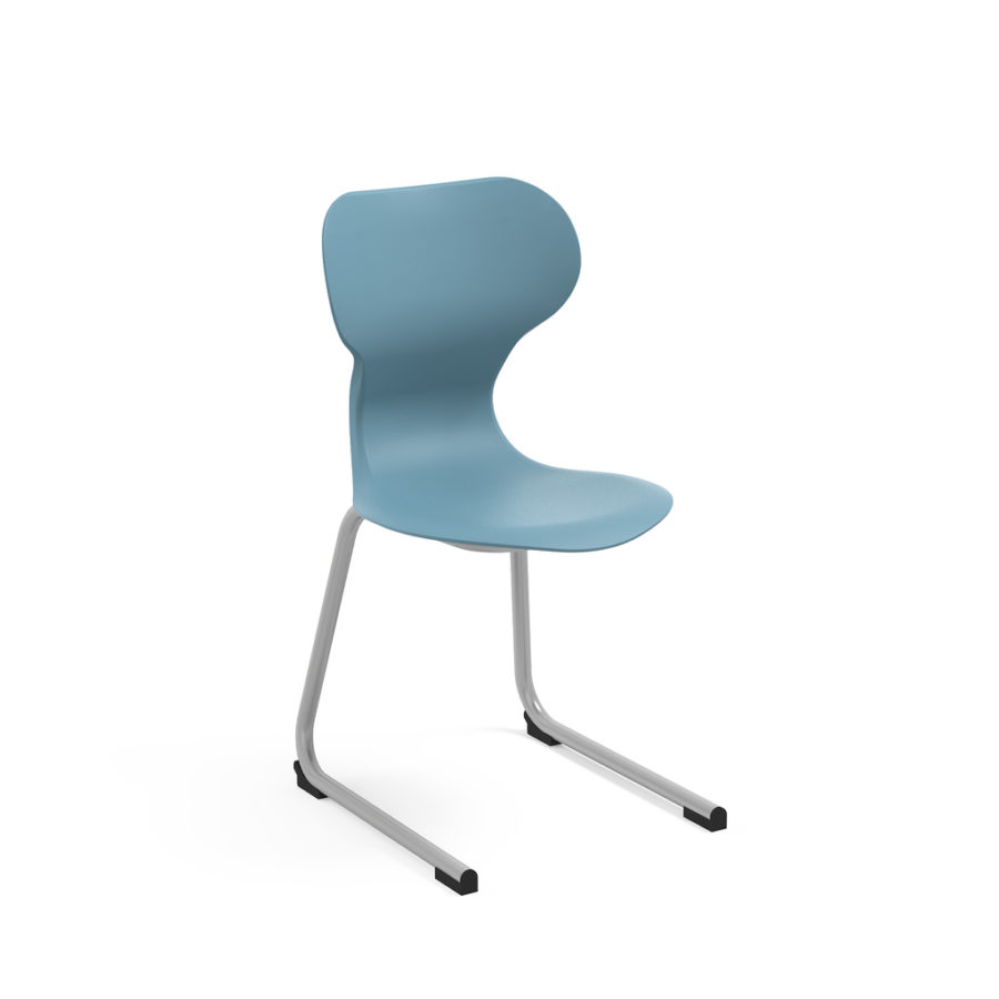 silla colegio miss cantilever azul oceáno