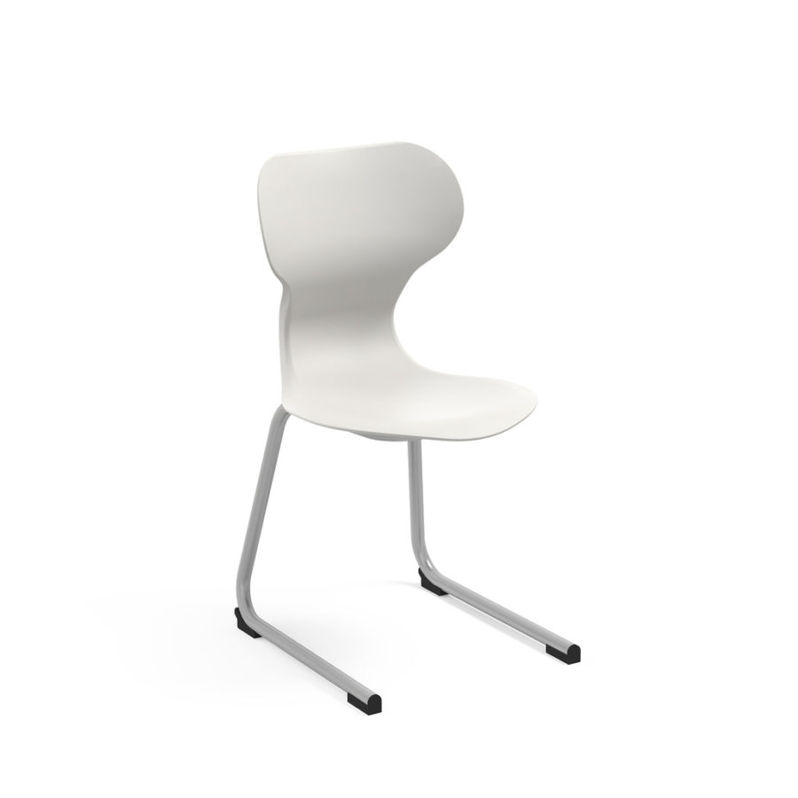 silla colegio miss cantilever blanco