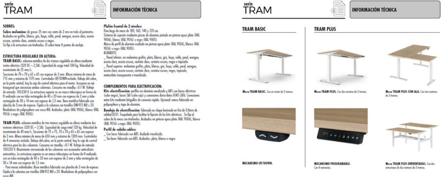 descripcion tecnica tram